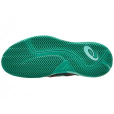 TÊNIS ASICS GEL RESOLUTION X CLAY - BLACK/AURORA GREEN